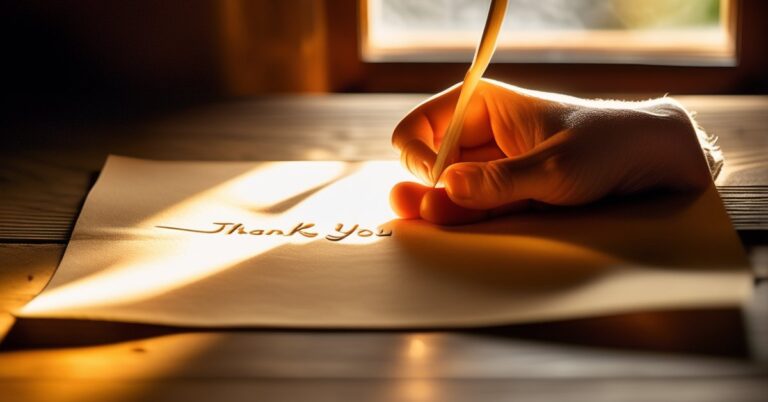 Wzruszające podziękowania za pomoc i wsparcie: Słowa od serca